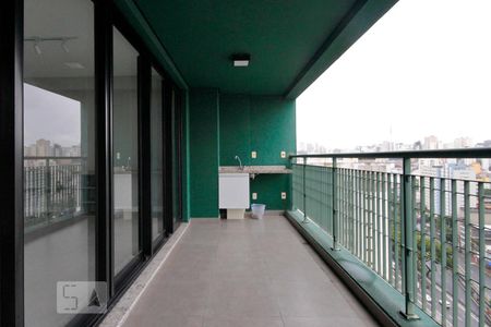 Varanda Gourmet de kitnet/studio para alugar com 1 quarto, 50m² em Bela Vista, São Paulo