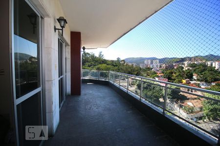 Varanda da Sala de apartamento à venda com 3 quartos, 126m² em Pechincha, Rio de Janeiro