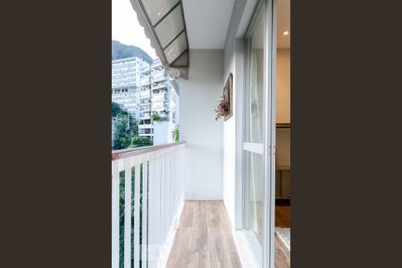 Varanda - Suíte de apartamento para alugar com 2 quartos, 85m² em Jardim Botânico, Rio de Janeiro