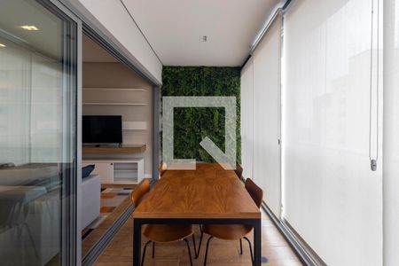 Varanda de apartamento para alugar com 1 quarto, 45m² em Indianópolis, São Paulo