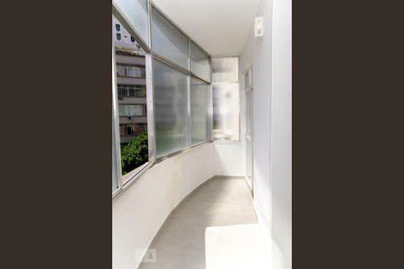 Corredor (acesso ao quarto) de apartamento para alugar com 1 quarto, 50m² em Ipanema, Rio de Janeiro