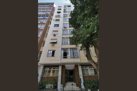 Fachada do Prédio. de kitnet/studio à venda com 1 quarto, 40m² em Copacabana, Rio de Janeiro