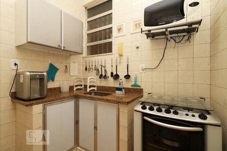 Cozinha. de kitnet/studio à venda com 1 quarto, 40m² em Copacabana, Rio de Janeiro