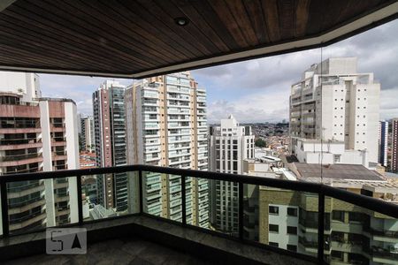 Varanda da Sala de apartamento para alugar com 3 quartos, 168m² em Jardim Anália Franco, São Paulo