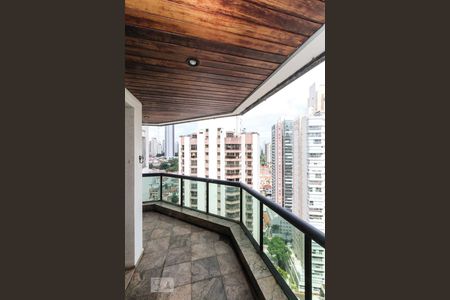 Varanda da Sala de apartamento para alugar com 3 quartos, 168m² em Jardim Anália Franco, São Paulo