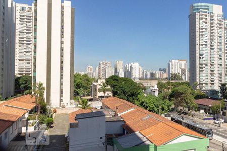 Vista - Sala de apartamento à venda com 1 quarto, 52m² em Campo Belo, São Paulo