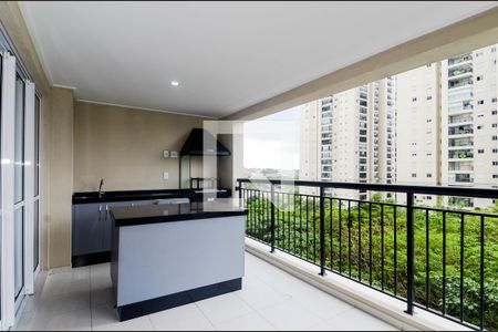 Varanda Gourmet de apartamento à venda com 3 quartos, 123m² em Jardim Flor da Montanha, Guarulhos