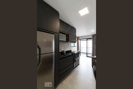 Cozinha / Sala de kitnet/studio para alugar com 1 quarto, 38m² em Campo Belo, São Paulo
