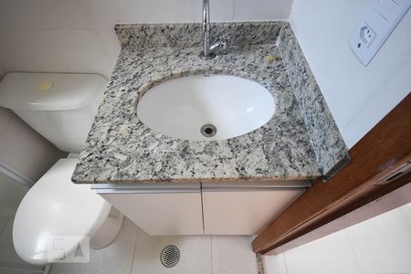 Detalhe do banheiro de apartamento para alugar com 2 quartos, 46m² em Jardim Ampliação, São Paulo