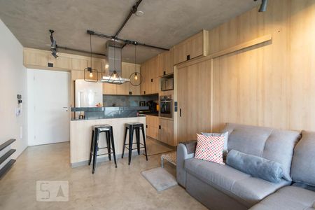 Sala de apartamento à venda com 1 quarto, 57m² em Vila Cruzeiro, São Paulo