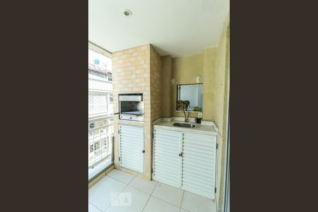 Varanda Gourmet Sala  de apartamento à venda com 2 quartos, 56m² em Taquara, Rio de Janeiro