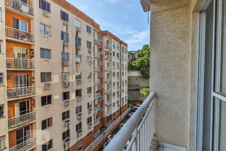 Varanda Sala de apartamento para alugar com 2 quartos, 50m² em Taquara, Rio de Janeiro