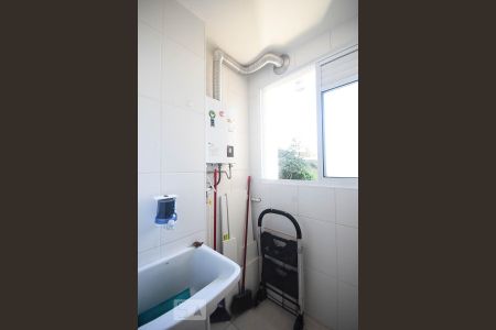 Área de serviço de apartamento à venda com 2 quartos, 64m² em Vila Praia, São Paulo