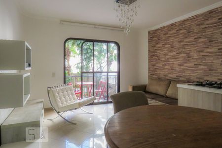 Sala  de apartamento para alugar com 1 quarto, 74m² em Itaim Bibi, São Paulo