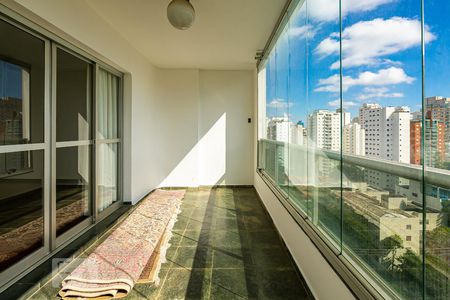 Varanda de apartamento à venda com 4 quartos, 196m² em Indianópolis, São Paulo