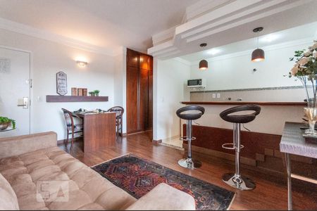 Sala de apartamento à venda com 1 quarto, 47m² em Cambuí, Campinas