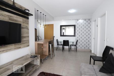 Sala de apartamento à venda com 1 quarto, 50m² em Empresarial 18 do Forte, Barueri