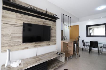 Sala de apartamento à venda com 1 quarto, 50m² em Empresarial 18 do Forte, Barueri