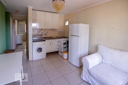 Sala e Cozinha de apartamento para alugar com 1 quarto, 35m² em Campos Elíseos, São Paulo