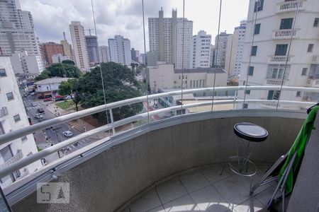 Varanda de apartamento à venda com 1 quarto, 45m² em Campos Elíseos, São Paulo