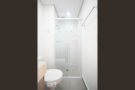 Detalhe do banheiro suíte  de kitnet/studio à venda com 1 quarto, 35m² em Real Parque, São Paulo
