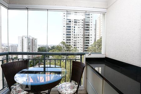 Varanda da Sala de apartamento para alugar com 2 quartos, 51m² em Parque Reboucas, São Paulo