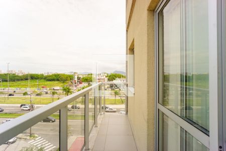 Varanda da Sala de apartamento para alugar com 2 quartos, 80m² em Barra da Tijuca, Rio de Janeiro