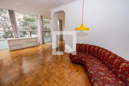 Sala de apartamento para alugar com 3 quartos, 137m² em Santa Cecília, São Paulo