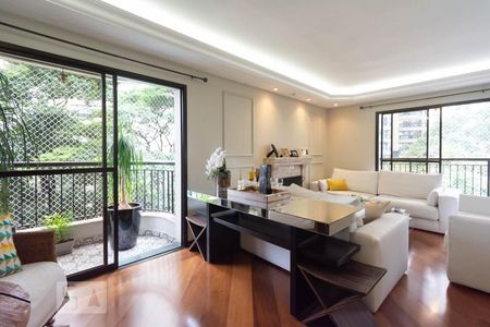 Sala de apartamento à venda com 3 quartos, 198m² em Campo Belo, São Paulo