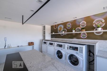 Studio à venda com 30m², 1 quarto e 1 vagaLavanderia