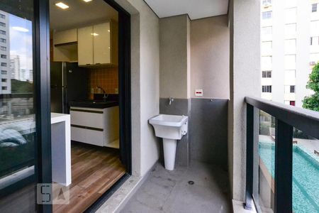 Varanda de apartamento para alugar com 1 quarto, 35m² em Vila Olímpia, São Paulo