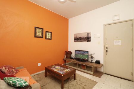 Sala. de apartamento para alugar com 1 quarto, 36m² em Copacabana, Rio de Janeiro