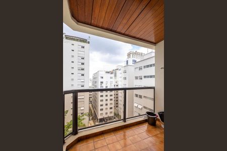 Sala - Varanda de apartamento para alugar com 1 quarto, 47m² em Cerqueira César, São Paulo
