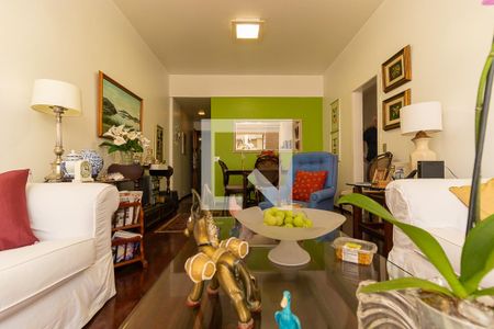 Sala de apartamento à venda com 3 quartos, 110m² em Botafogo, Rio de Janeiro