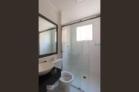 Banheiro de apartamento para alugar com 1 quarto, 45m² em Vila Gonçalves, São Bernardo do Campo
