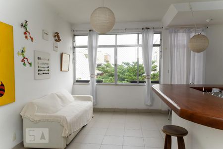 Sala de apartamento para alugar com 1 quarto, 59m² em Ipanema, Rio de Janeiro