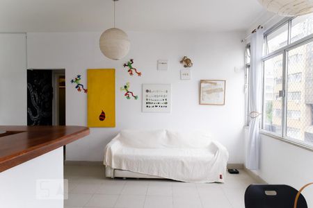 Sala de apartamento para alugar com 1 quarto, 59m² em Ipanema, Rio de Janeiro