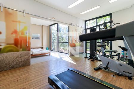 Studio para alugar com 32m², 0 quarto e 1 vaga Studio para alugar com 32m², 0 quarto e 1 vagaAcademia