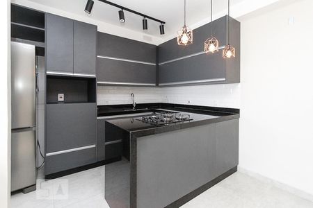 cozinha de apartamento para alugar com 1 quarto, 46m² em Brás, São Paulo