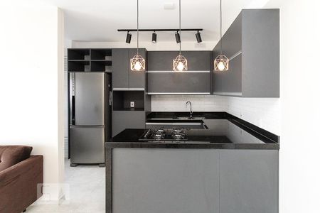 cozinha de apartamento para alugar com 1 quarto, 46m² em Brás, São Paulo