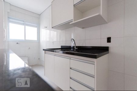Cozinha de apartamento para alugar com 1 quarto, 38m² em Chácara da Barra, Campinas