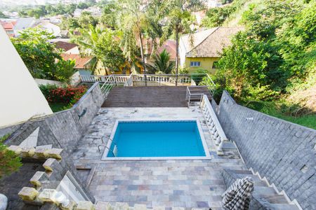 Casa de condomínio para alugar com 330m², 4 quartos e 3 vagasVista Churrasqueira - Área Gourmet (Subsolo)