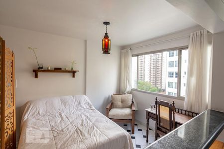 Studio para alugar com 28m², 1 quarto e sem vagasala e dormitório