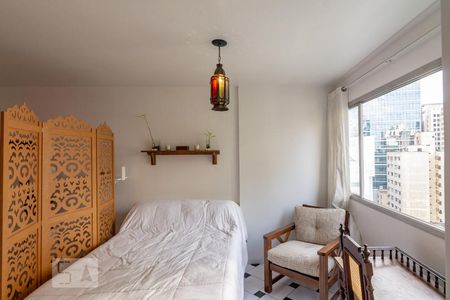 Studio para alugar com 28m², 1 quarto e sem vagasala e dormitório