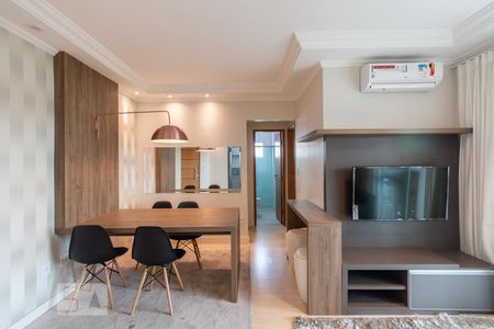 Sala de apartamento à venda com 2 quartos, 58m² em Bangú, Santo André