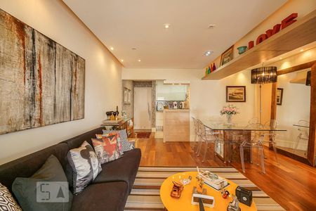 Sala de apartamento à venda com 3 quartos, 97m² em Vila Bertioga, São Paulo