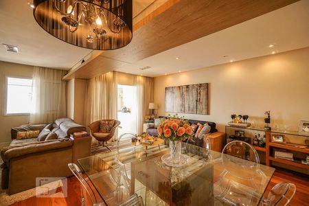 Sala de apartamento à venda com 3 quartos, 97m² em Vila Bertioga, São Paulo