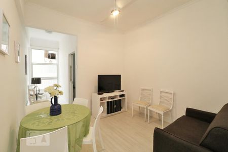 Sala. de apartamento para alugar com 1 quarto, 32m² em Copacabana, Rio de Janeiro