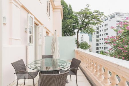 Varanda de apartamento à venda com 1 quarto, 65m² em Laranjeiras, Rio de Janeiro