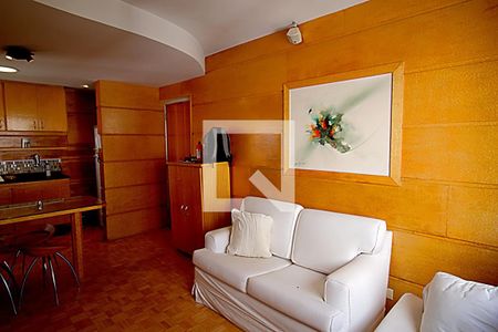 Sala/Cozinha de apartamento para alugar com 1 quarto, 60m² em Vila Andrade, São Paulo